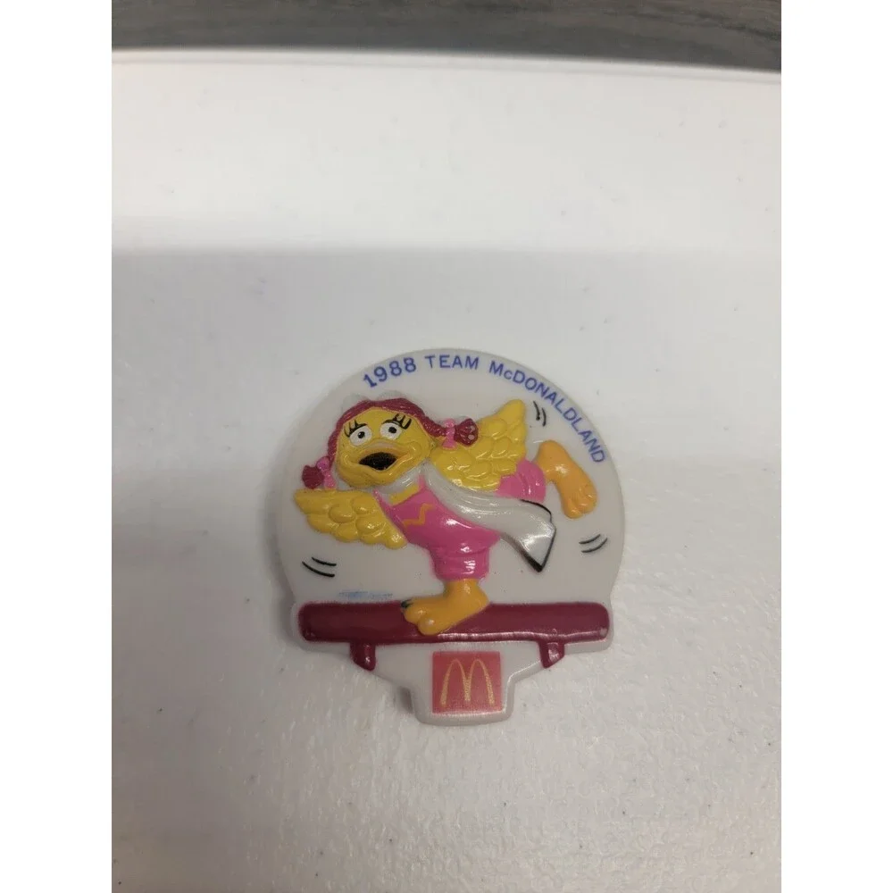 1988 Team McDonaldland Birdie Button--Balance Beam